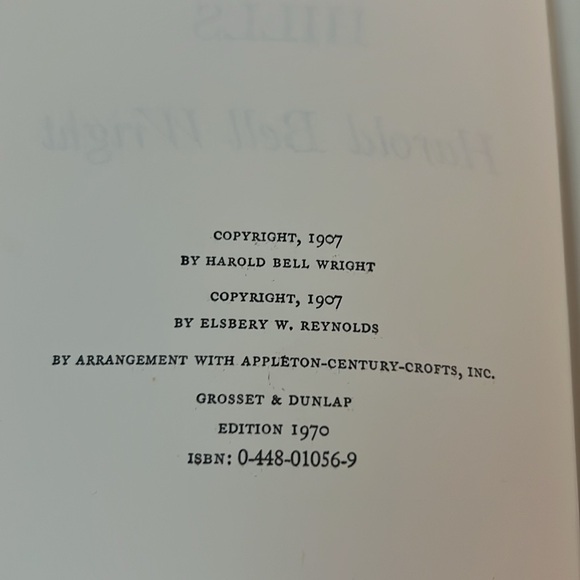 The Shepherd of the Hills by Harold Bell Wright Author Signed 1907 Hardcover - Picture 9 of 9